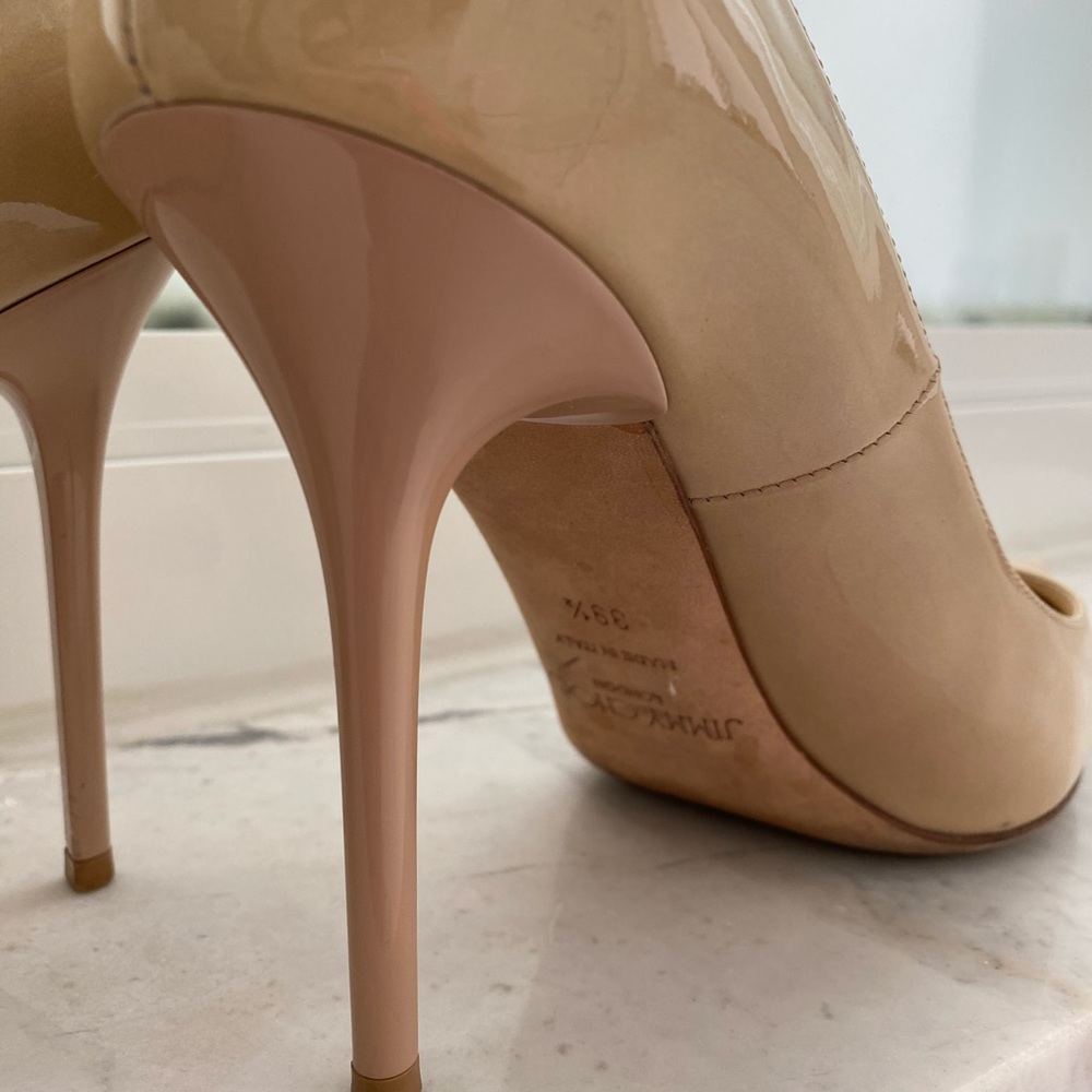 Jimmy Choo Cream Heels - Picture 4 of 8